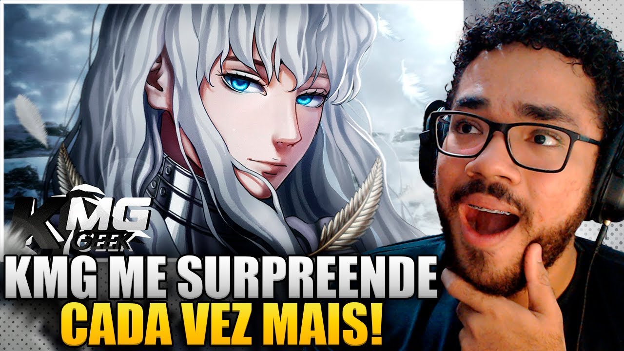 QUE MÚSICA BOA! Abençoado pelo Céu | Griffith (Berserk) ‪@KMG_GEEK‬ [REACT]