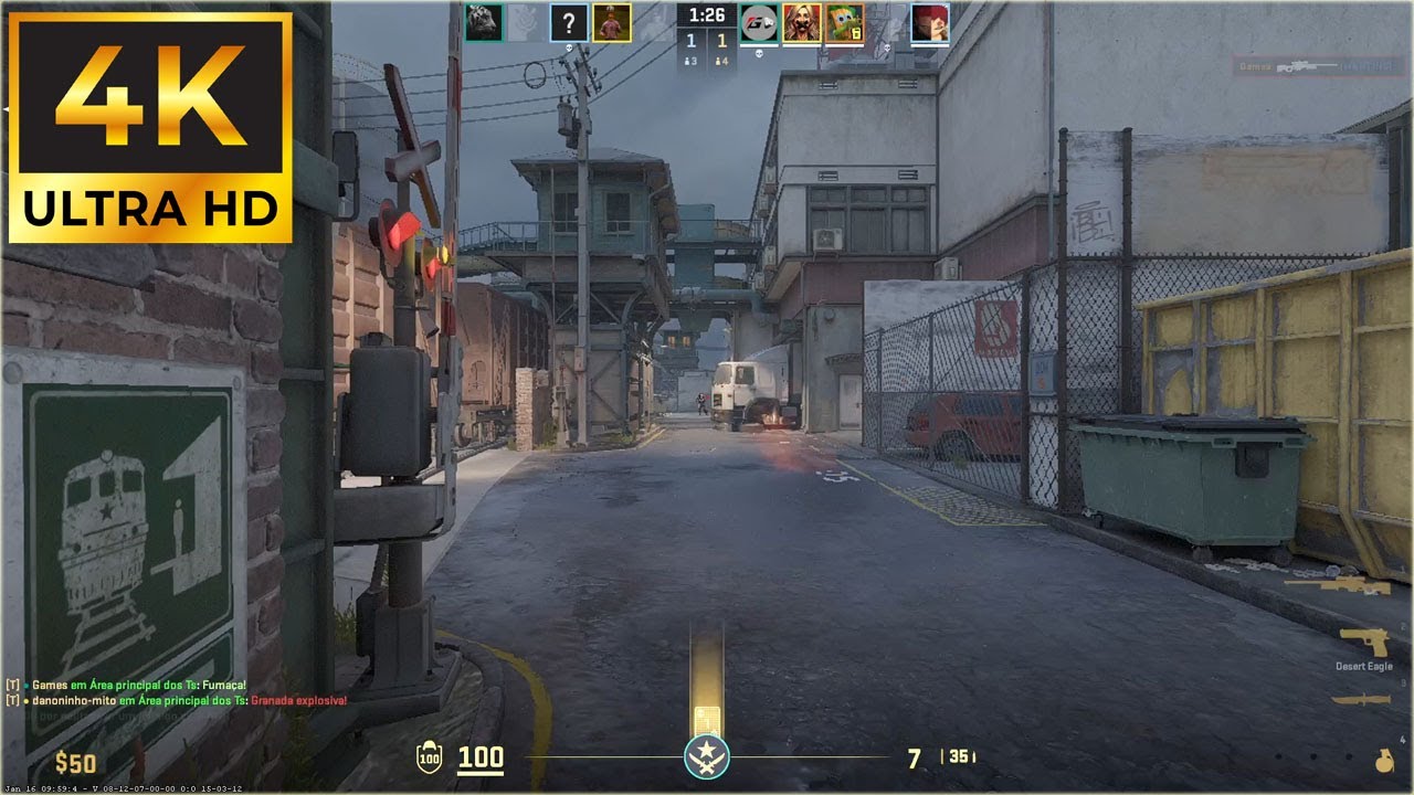 Quando a partida no Train come&ccedil;ou tranquila&hellip; e saiu do controle CS2