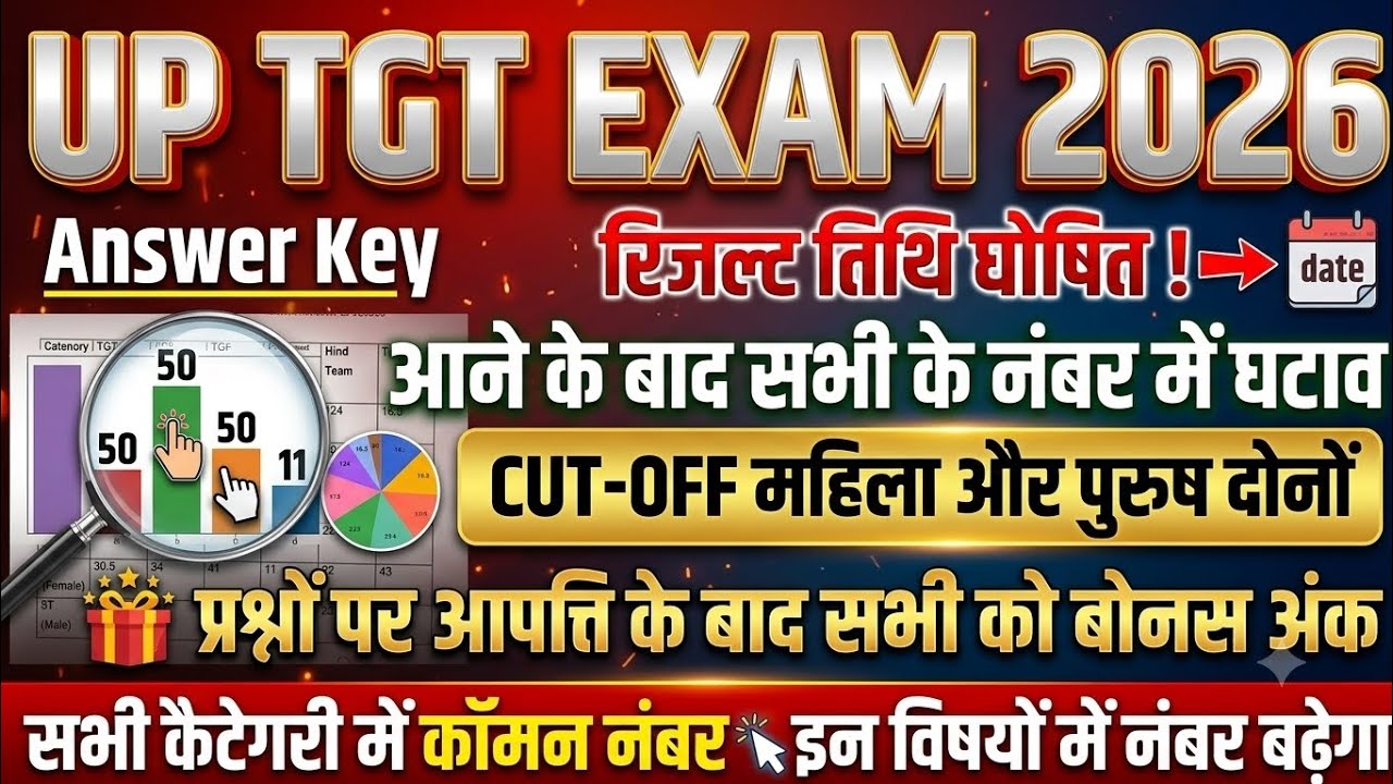 UP TGT Cut Off 2026 | UP TGT Result Date Announced? | Big Changes After UP TGT Answer Key!
