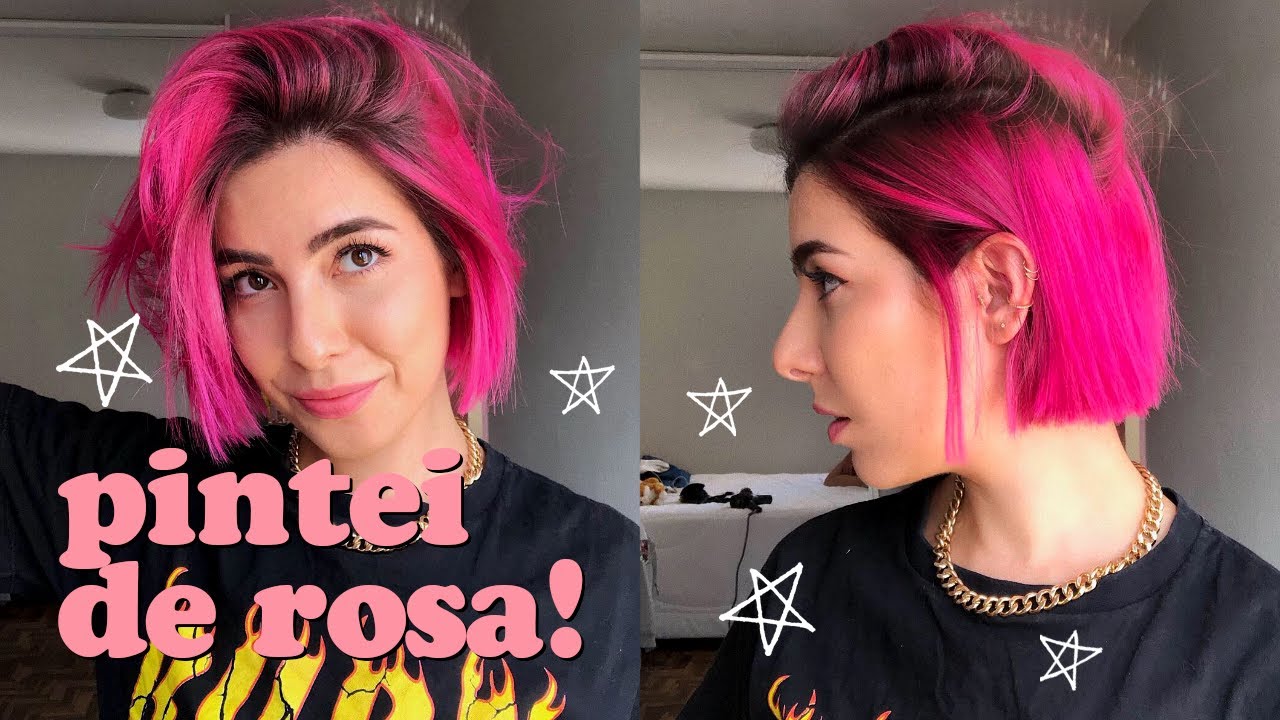 TUDO SOBRE MEU CABELO ROSA 💕