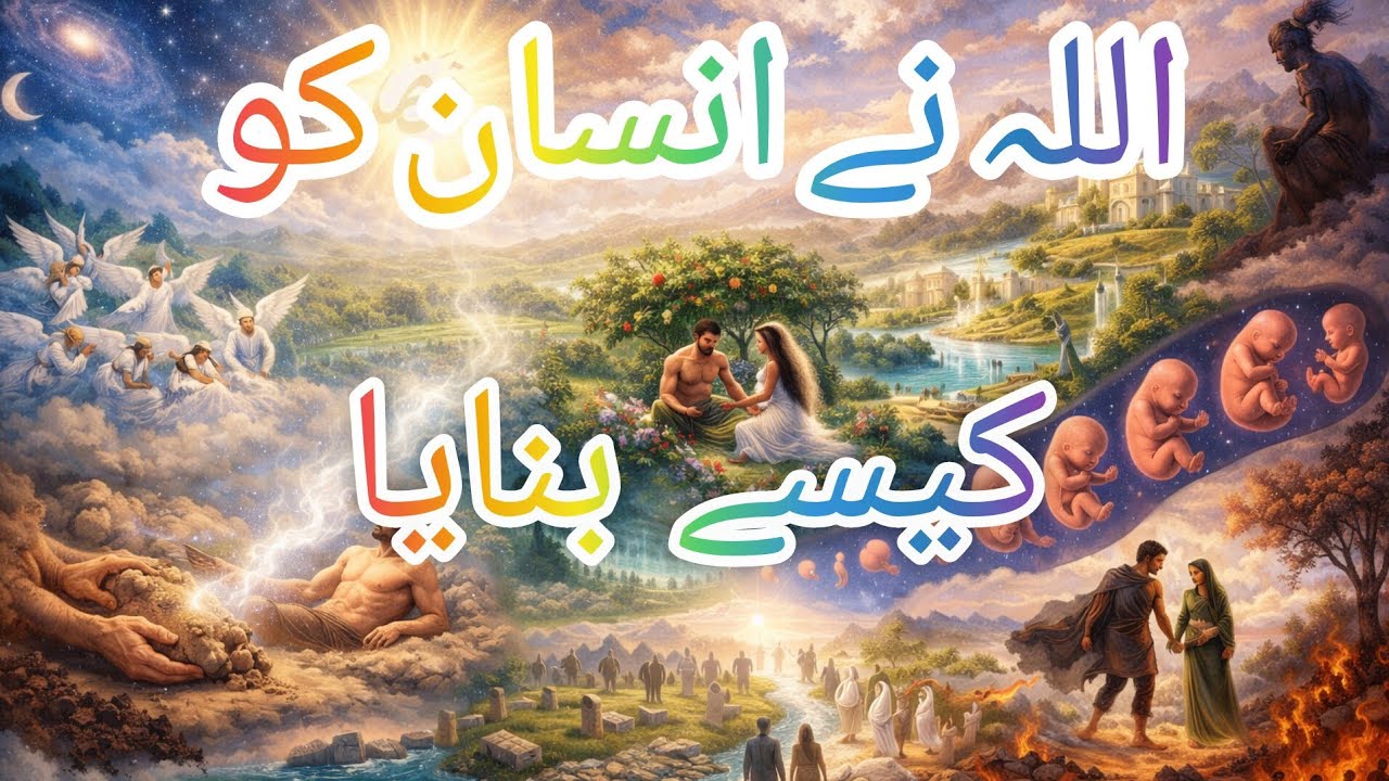 अल्लाह ने इंसान को कैसे बनाया? | Hazrat Adam (A.S.) Story | How Allah Created Human