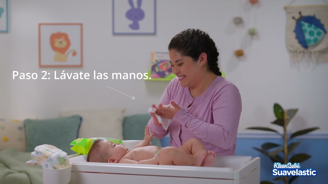 Cómo cambiar el pañal de tu bebé. ¡Mira el paso a paso!