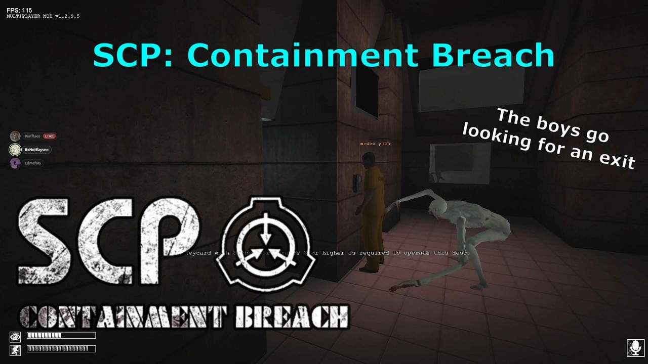 SCP: Containment Breach - The Boys Find an Exit