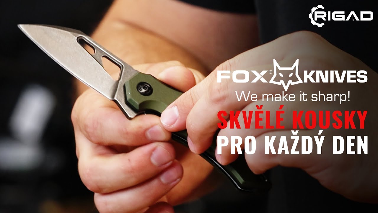 Nová značka, nové nože, nové možnosti: Fox Knives je tu! Rigad