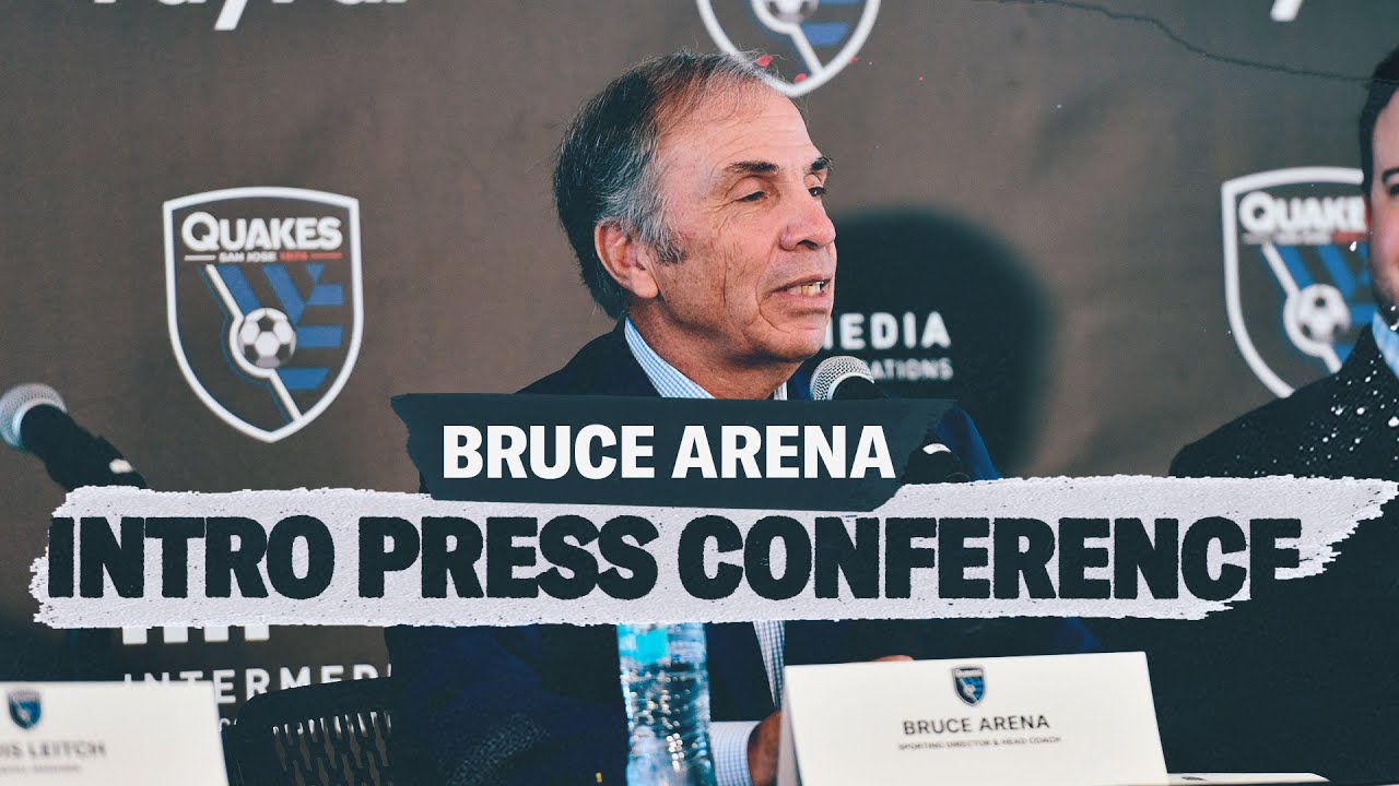 Full Press Conference: Bruce Arena introduced as Earthquakes Head Coach