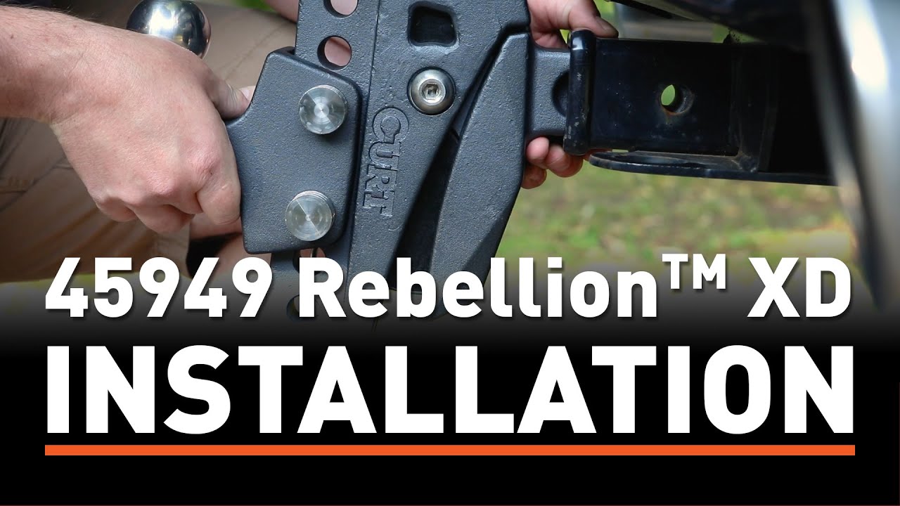 Rebellion&trade; XD Installation | CURT 45949 Adjustable Cushion Hitch Ball Mount