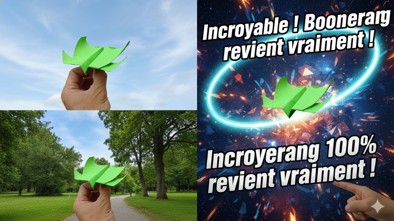 Comment faire un avion en papier ✈️ Le meilleur avion en papier facile &agrave; plier !