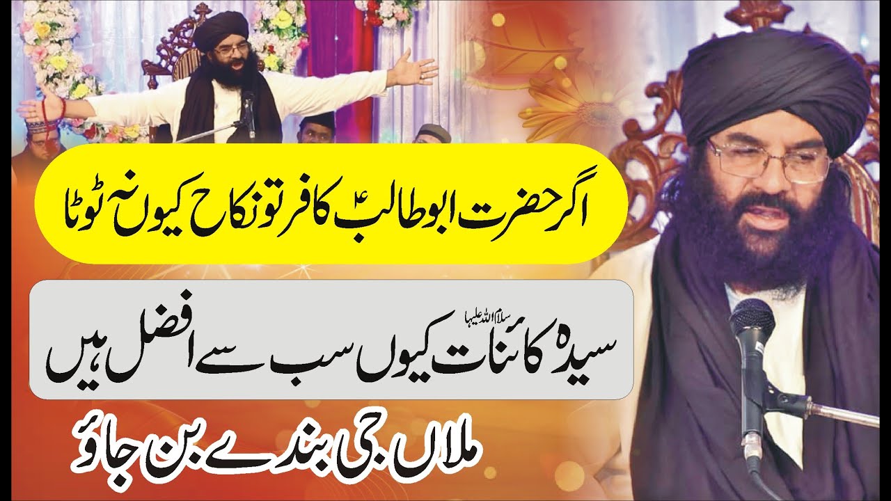 Azmat e Bibi Pak (S.A)  by Syed Hussain Ahmad Shah Madni - New Khitab (Part 07)
