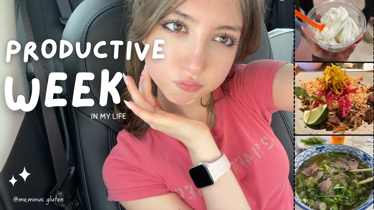 ⋆˚࿔ productive week in my life ⸝⸝