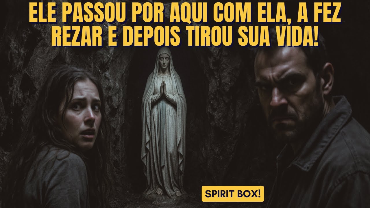 ELE PASSOU POR AQUI COM ELA, A FEZ REZAR E DEPOIS TIROU SUA VIDA!