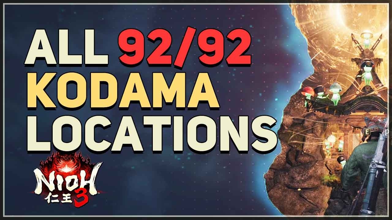 All 92 Kodama Locations Nioh 3