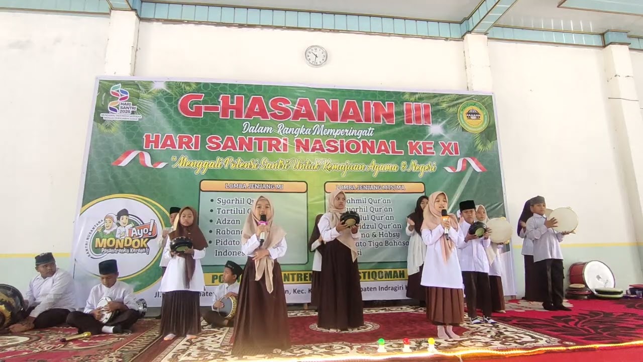 Gema Hari Santri, Lomba Rebana di MI Al-Istiqomah Selensen 