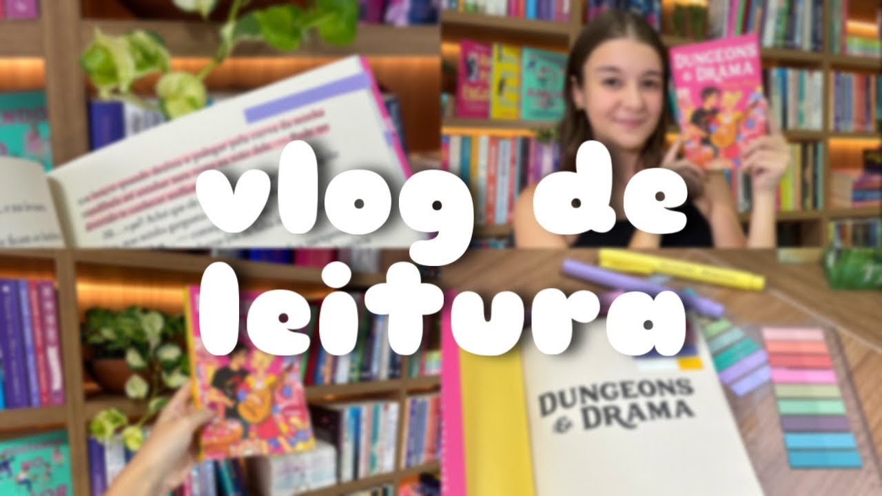 ✨VLOG DE LEITURA DE “DUNGEONS E DRAMA” 🎲💗 (sem spoiler)