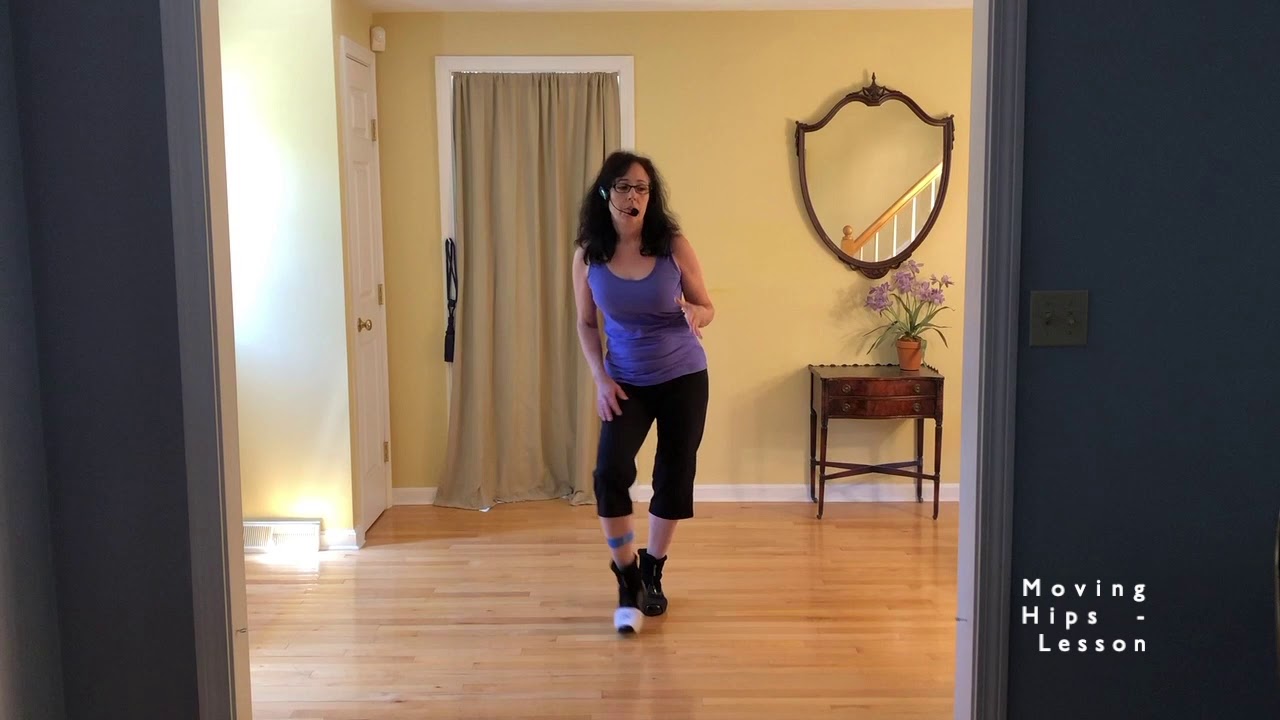 Moving Hips - L4 Line Dance Lesson & Dance Along - Music @ 6:44. Tempo slowed.