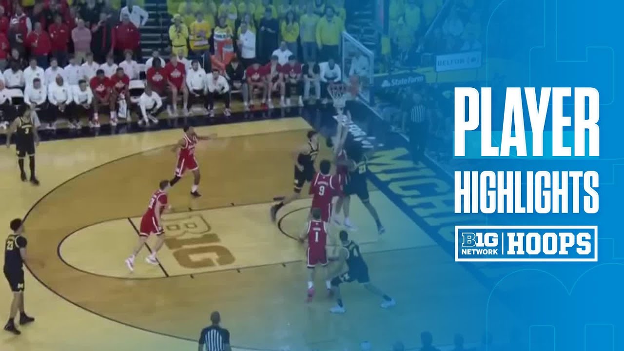 Morez Johnson Highlights vs. Nebraska | Michigan Basketball | 01/27/2026