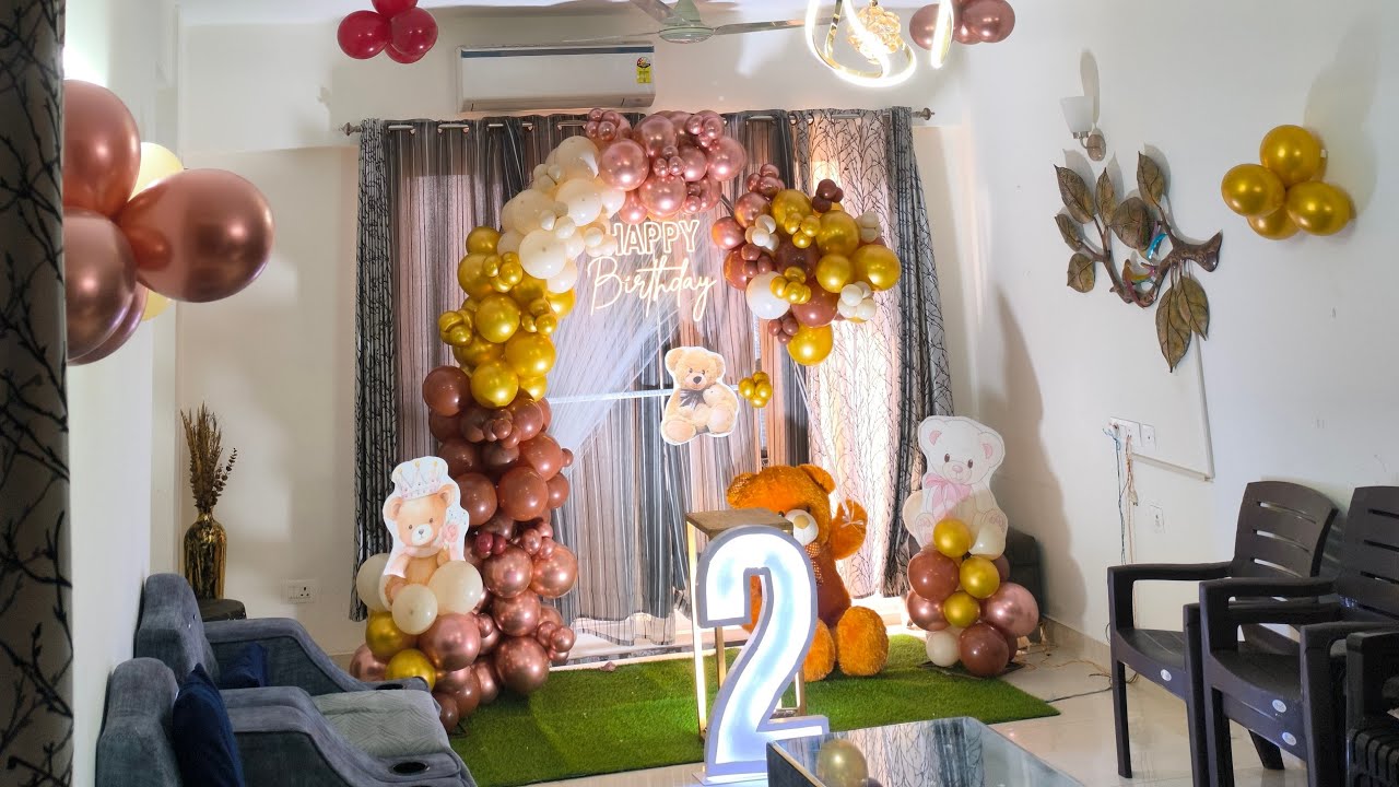 Teddy theme decoration vlog lucknow for booking call or whatsapp