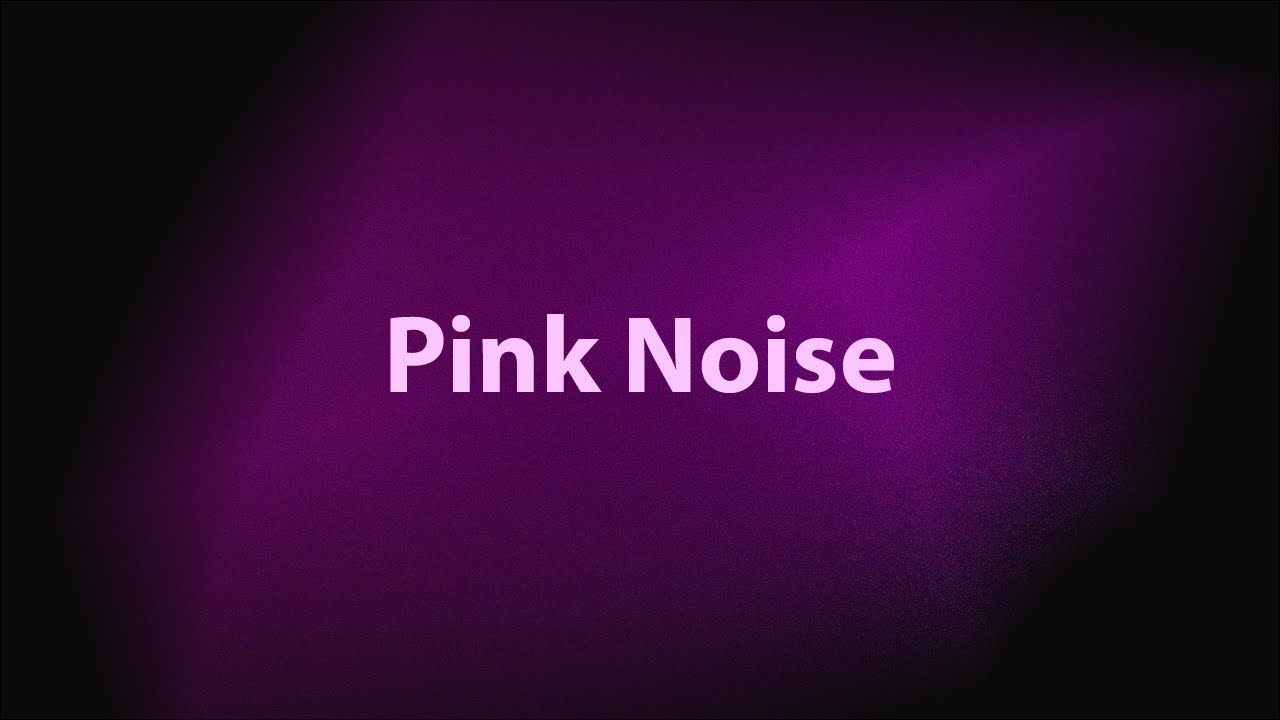 Pink Noise for Relaxation & Mental Recovery – 2 Hours (Black Screen)