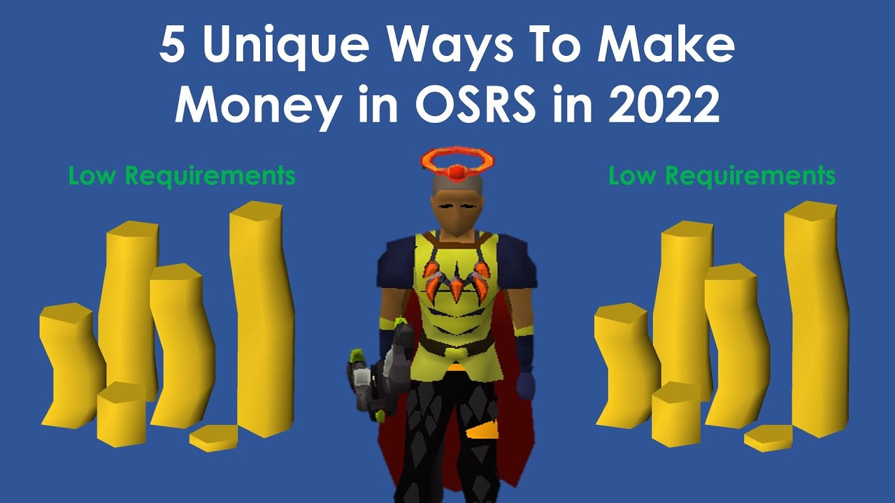 OSRS Pure Series - 5 Unique Money Makers in 2022 (Low/No Requirements)