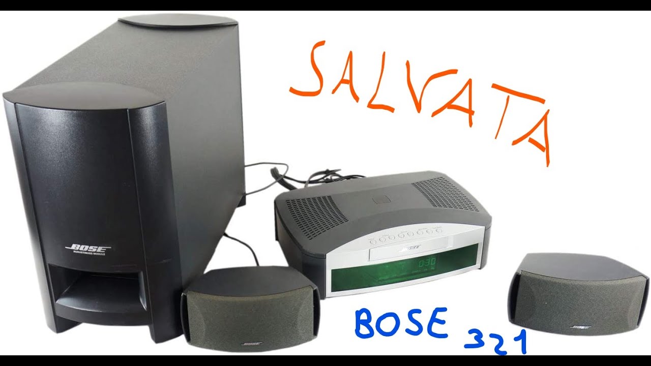 BOSE 321 RIPARAZIONE IMPOSSIBILE AMAZING DIY