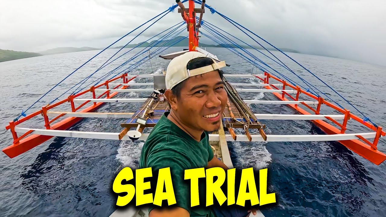 P2 - SEA TRIAL NG ATING FISHING VESSEL