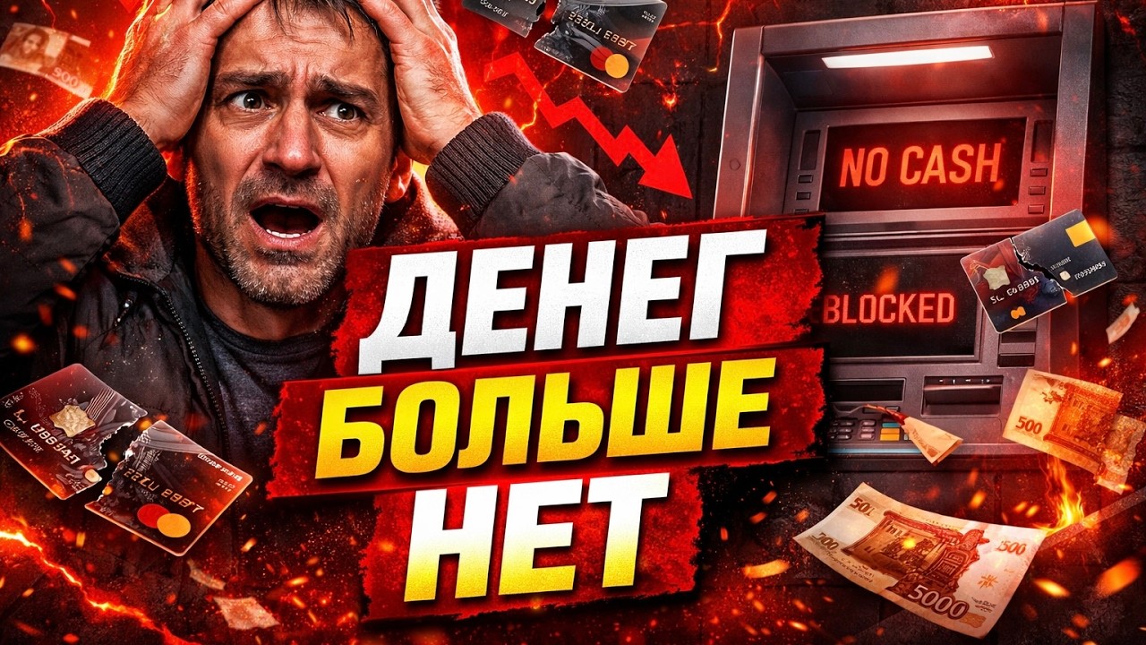 Полный ДЕФОЛТ в России! Банки БЛОКИРУЮТ счета: денег катастрофически не хватает