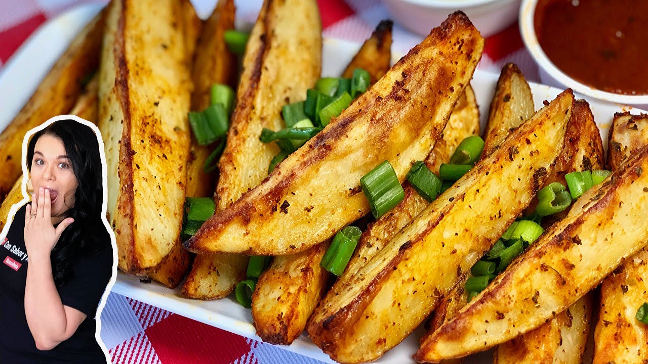 PAPAS AL HORNO SAZONADAS CON PAPRIKA - COMO HACER PATATAS DELUXE AL HORNO RECETA CASERA PASO A PASO