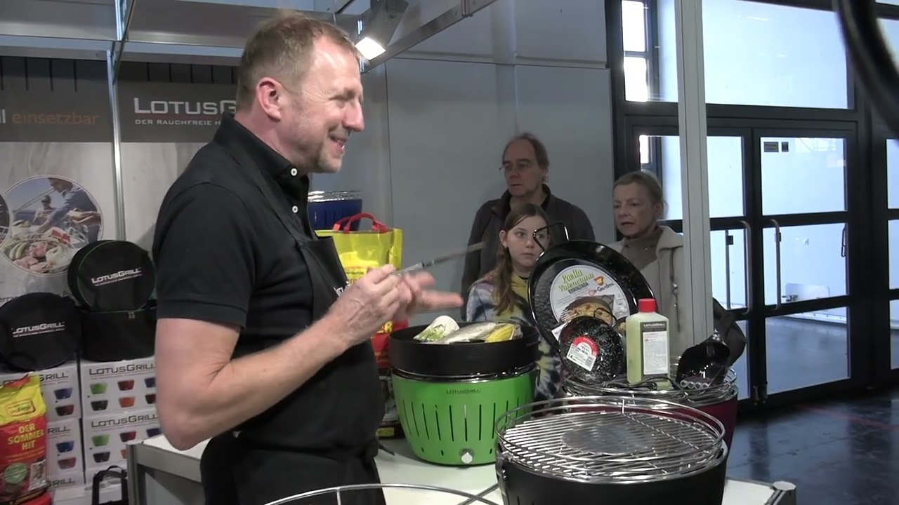MEIST BESUCHTER STAND AUF DER HEIM&HANDWERK MESSE MÜNCHEN: LOTUS GRILL. BLACKOUT-VORSORGE!