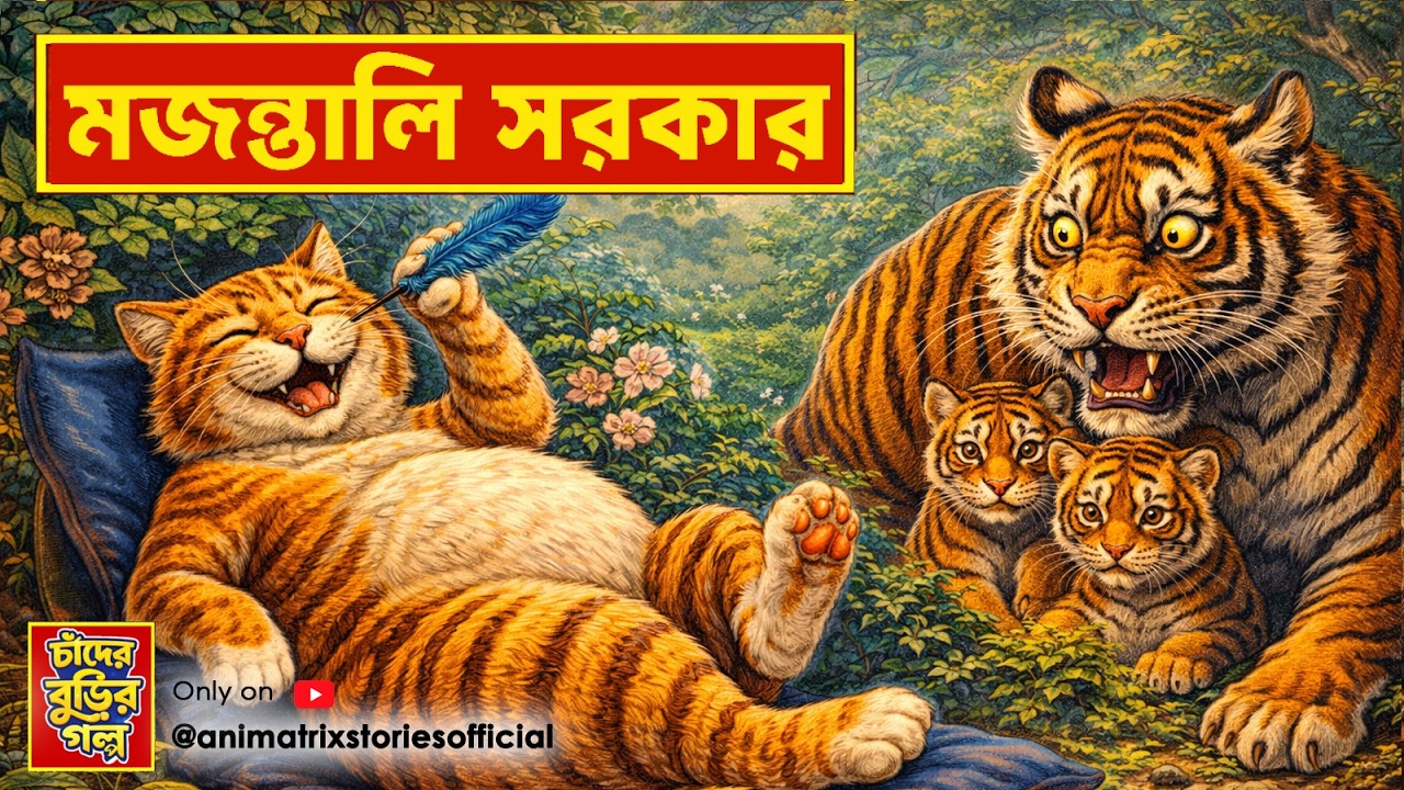 মজন্তালী সরকার | Majantali Sarkar | Upendrakishore Ray Chowdhury | Bengali Animated Story