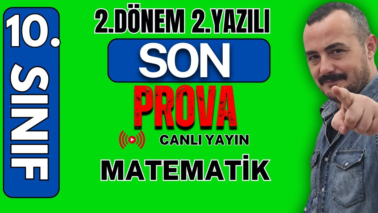 10.Sınıf 2.Dönem 2.Yazılı Yazılı Provası  | MEB Tüm Senaryolar 🟥 PDF