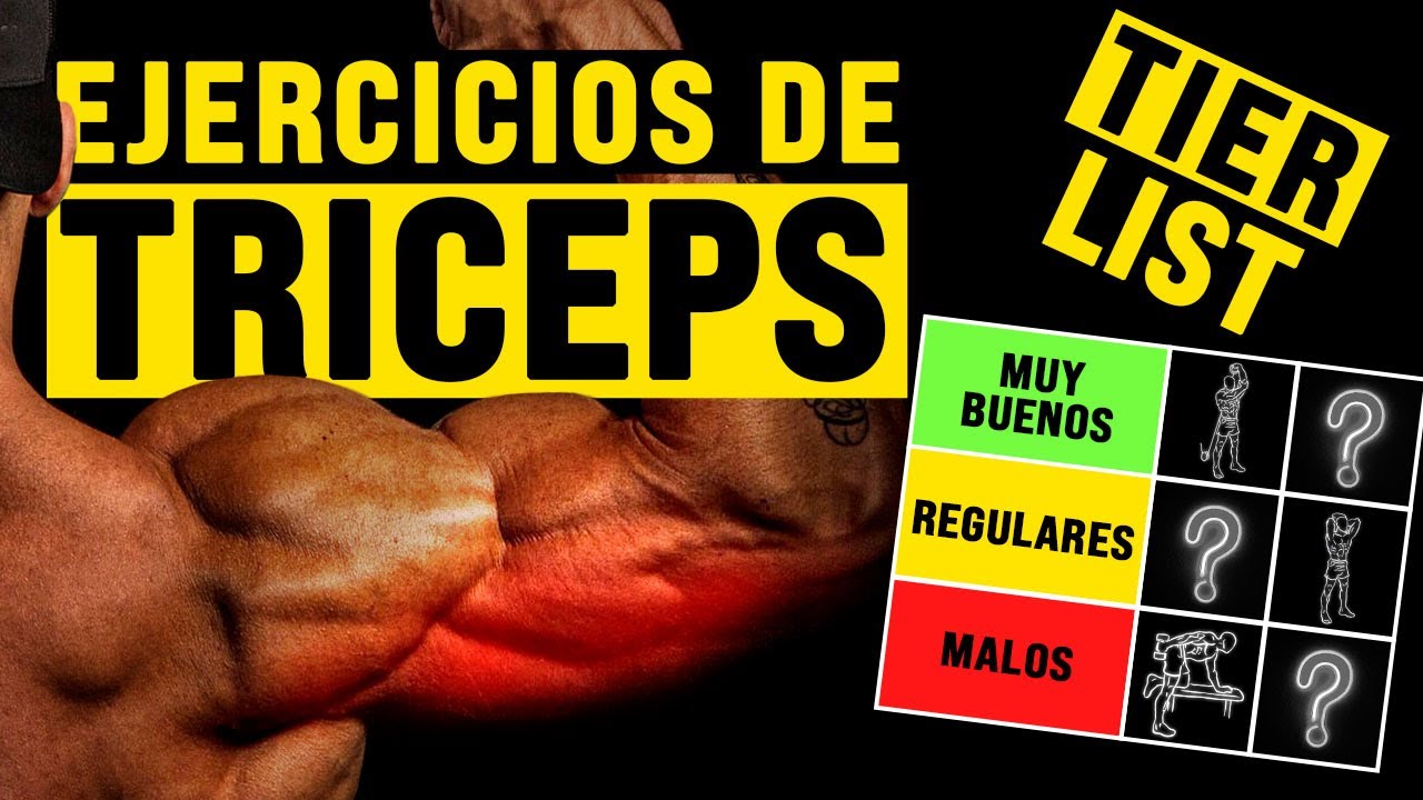 Como entrenar el TRÍCEPS!! Cuales ejercicios SI y cuales NO