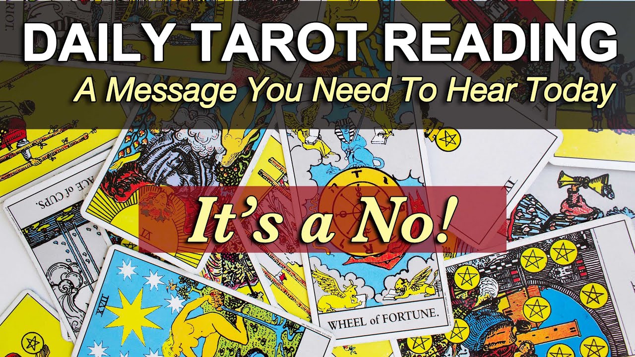 TODAY'S DAILY TAROT READING 