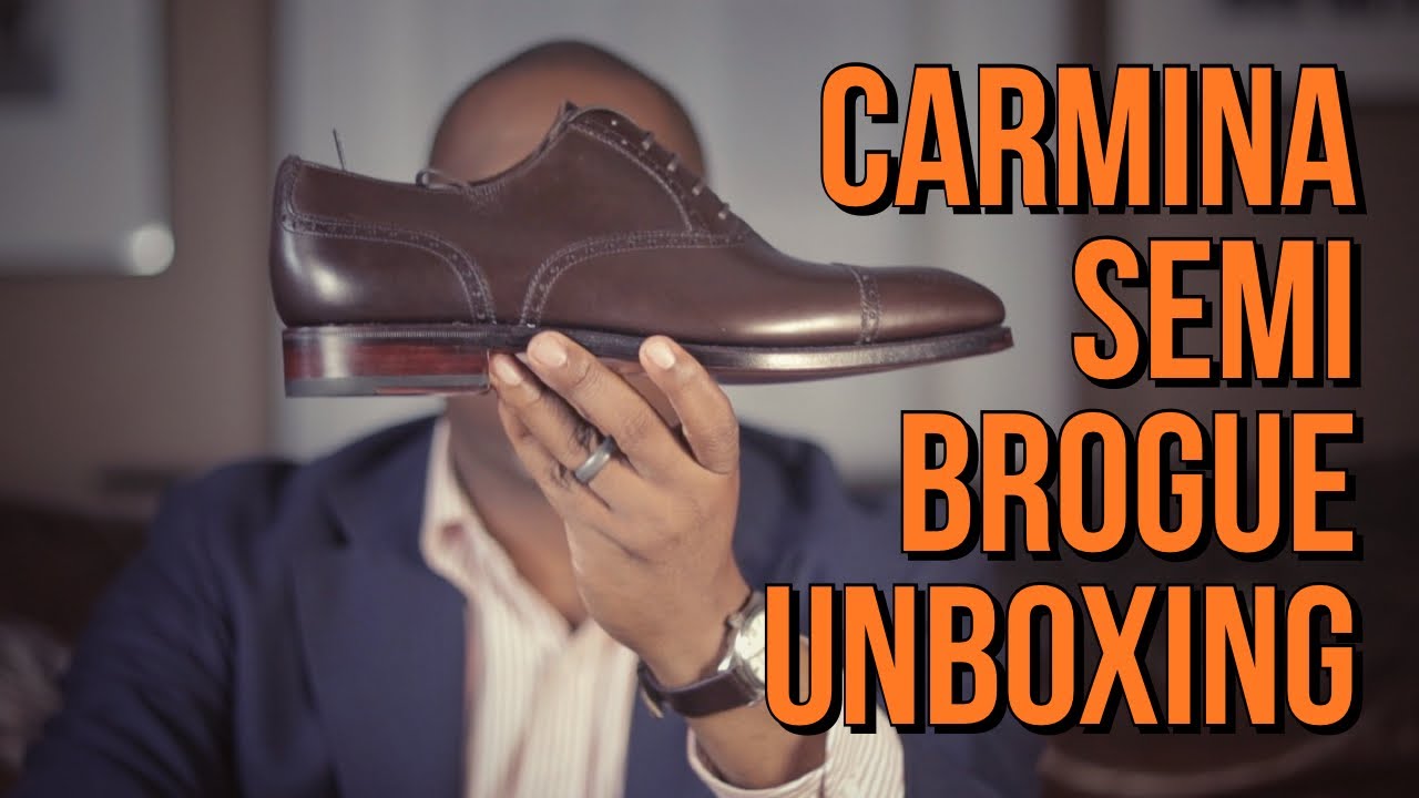 CARMINA Semi Brogue Unboxing
