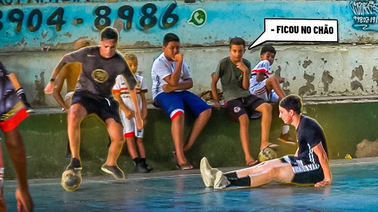 FOI NO BALANÇO E CAIU NO CHÃO - GUI ESTAVA EMBAÇADO DEMAIS - JOGO REAL/RACHÃO