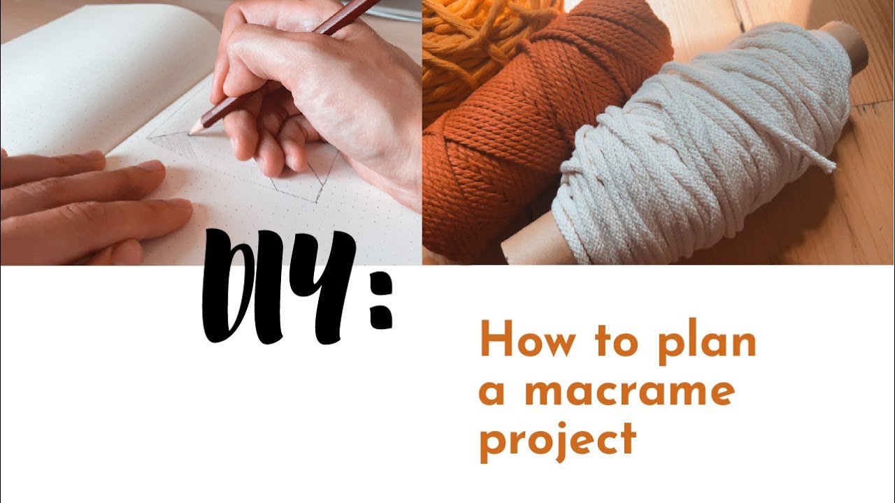 How to plan macrame projects | Pixel macrame | How to precisely measure macrame cord