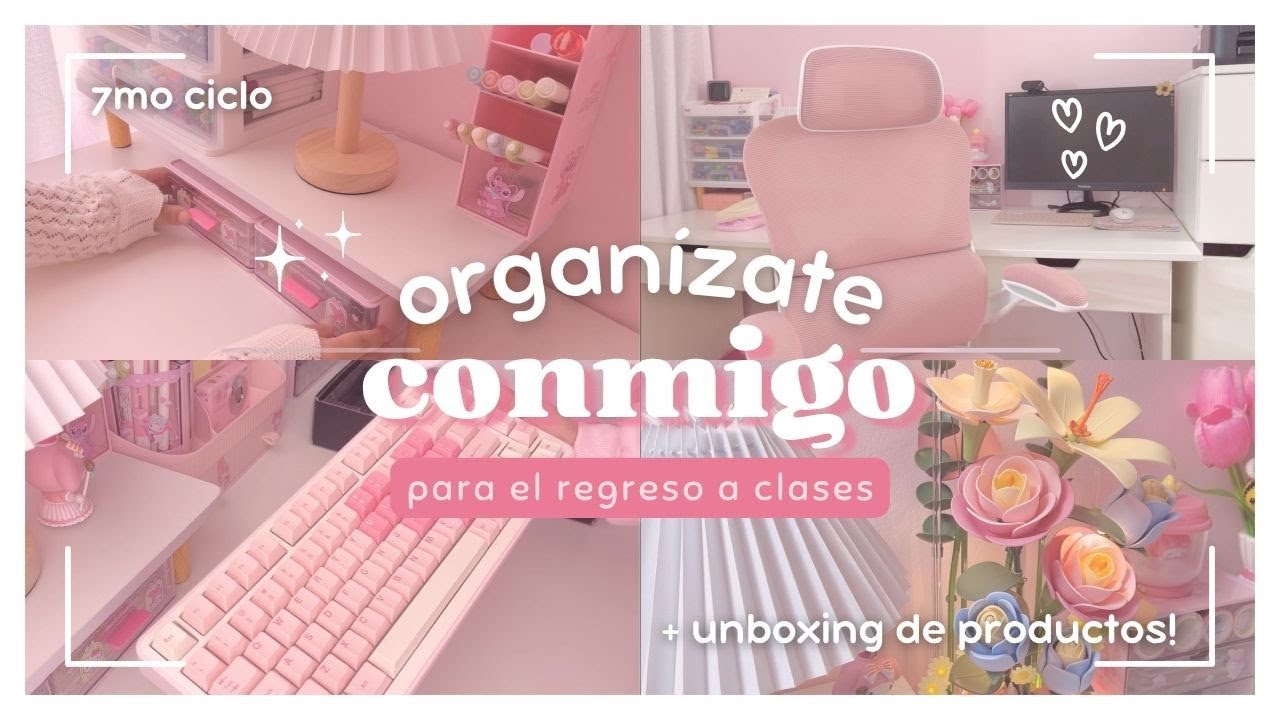 ₊˚⊹♡ Organizándome para el regreso a clases- 7mo ciclo+ unboxing!  ₊˚⊹♡
