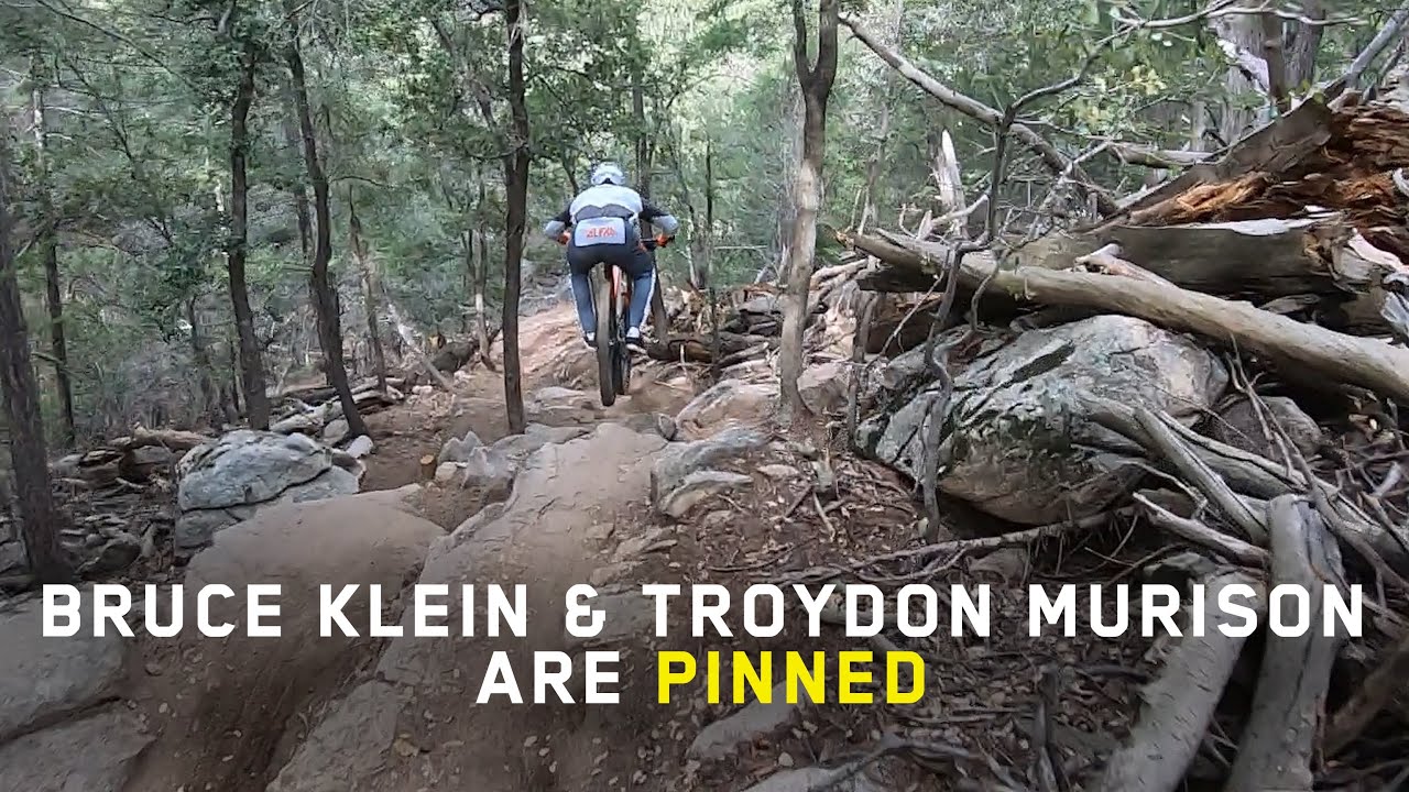 DOWNHILL FOLLOW CAM - Bruce Klein and Troydon Murison are Pinned!