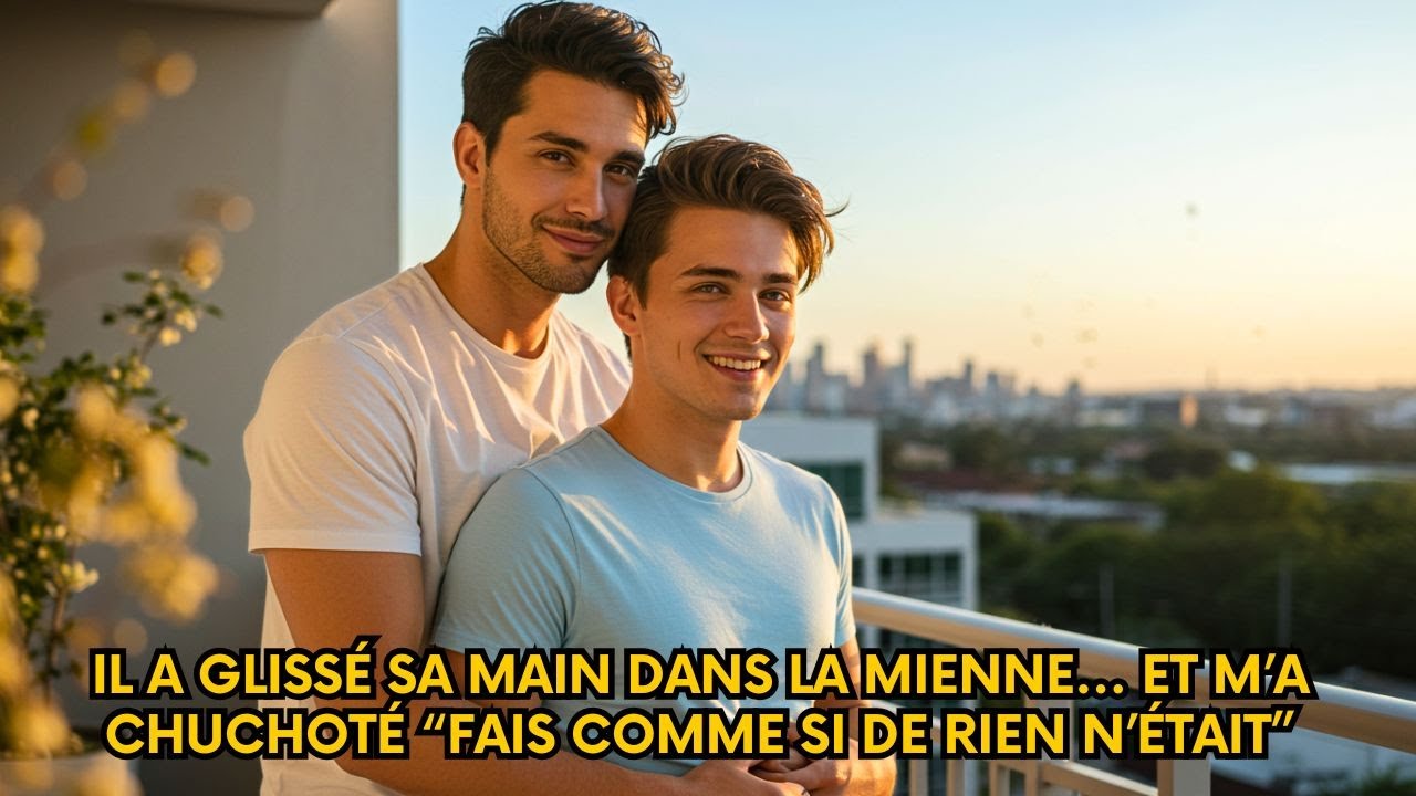 Il a glissé sa MAIN dans la mienne… et m’a chuchoté “Fais comme si de rien n’était” | Histoire Gay