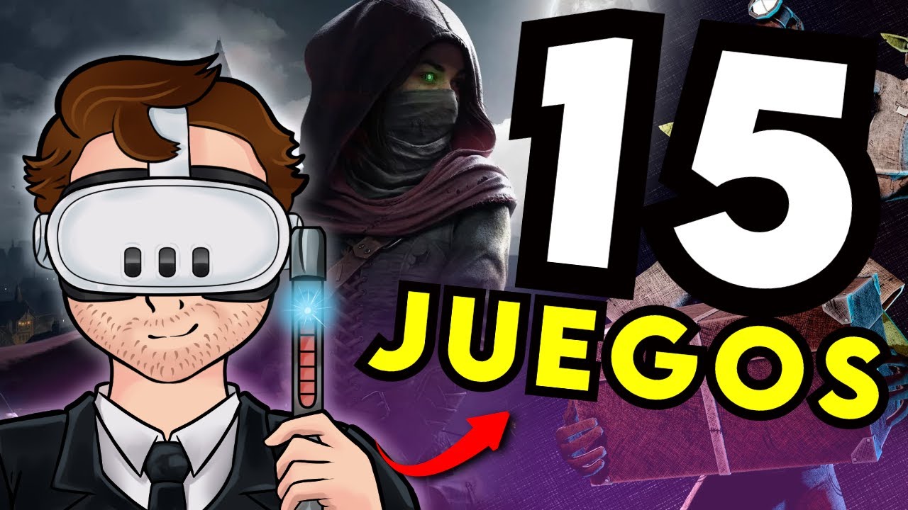15 JUEGAZOS NUEVOS en REALIDAD VIRTUAL (Steam, Meta Quest...)