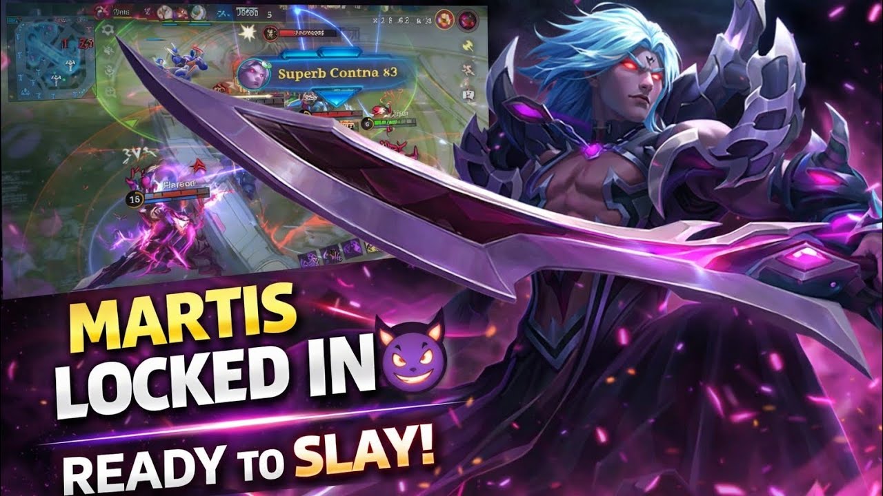 Aura King Martis LOCKED IN! 😈 Ready to Slay the Land of Dawn | MLBB