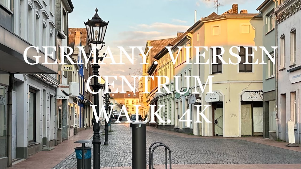 GERMANY. VIERSEN. CENTRUM. 4K