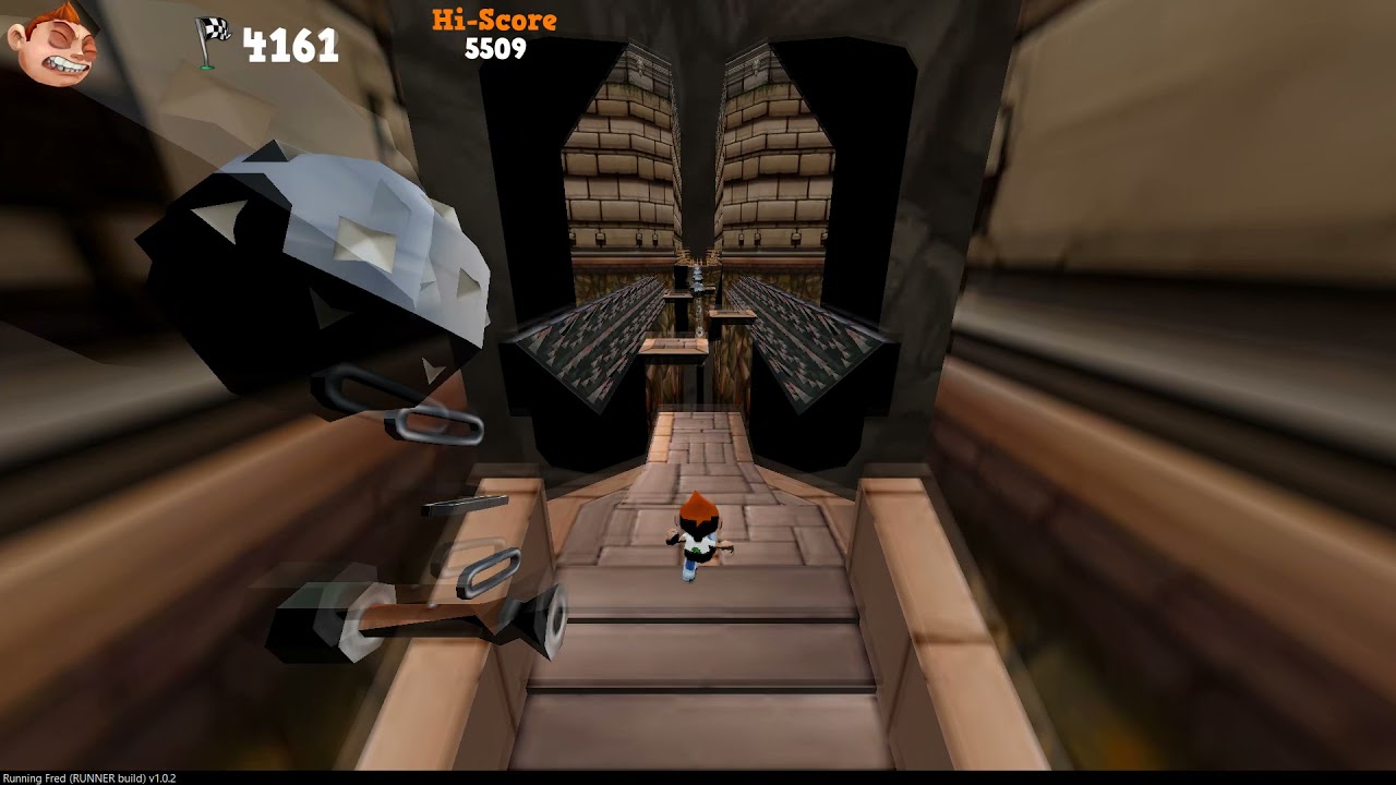 running fred world record - 5851 score