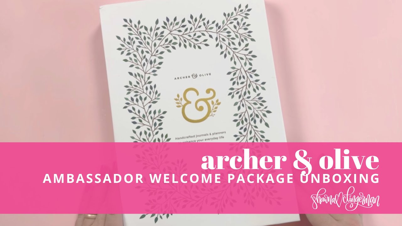 Archer & Olive Ambassador Welcome Package - Full Unboxing