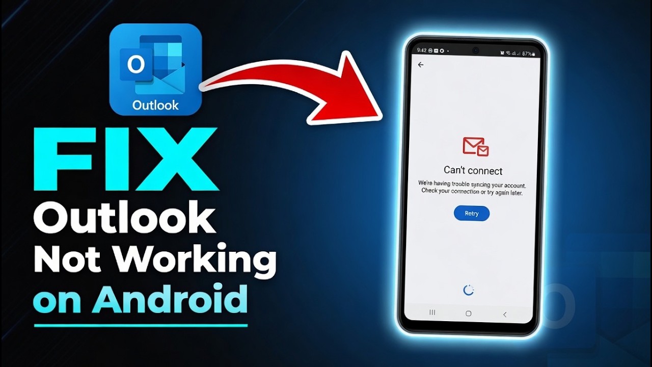 How to Fix OutLook  not Working on Android