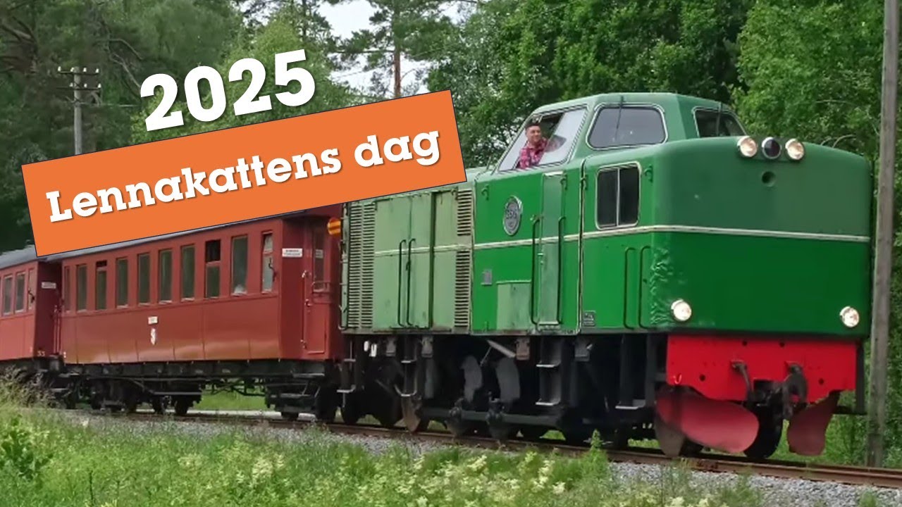 Museijärnväg i Sverige del 14 - Lennakattens dag 2025