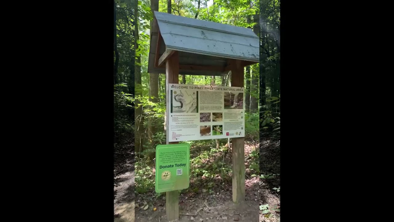 East Tennessee hike: Piney Falls, upper falls trail