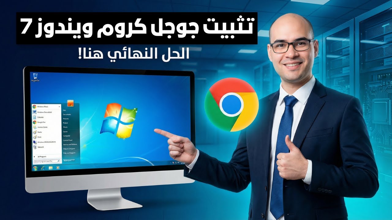 واخيراً طريقة تحميل و تنزيل وتثبيت متصفح جوجل كروم على ويندوز 7 | Google Chrome