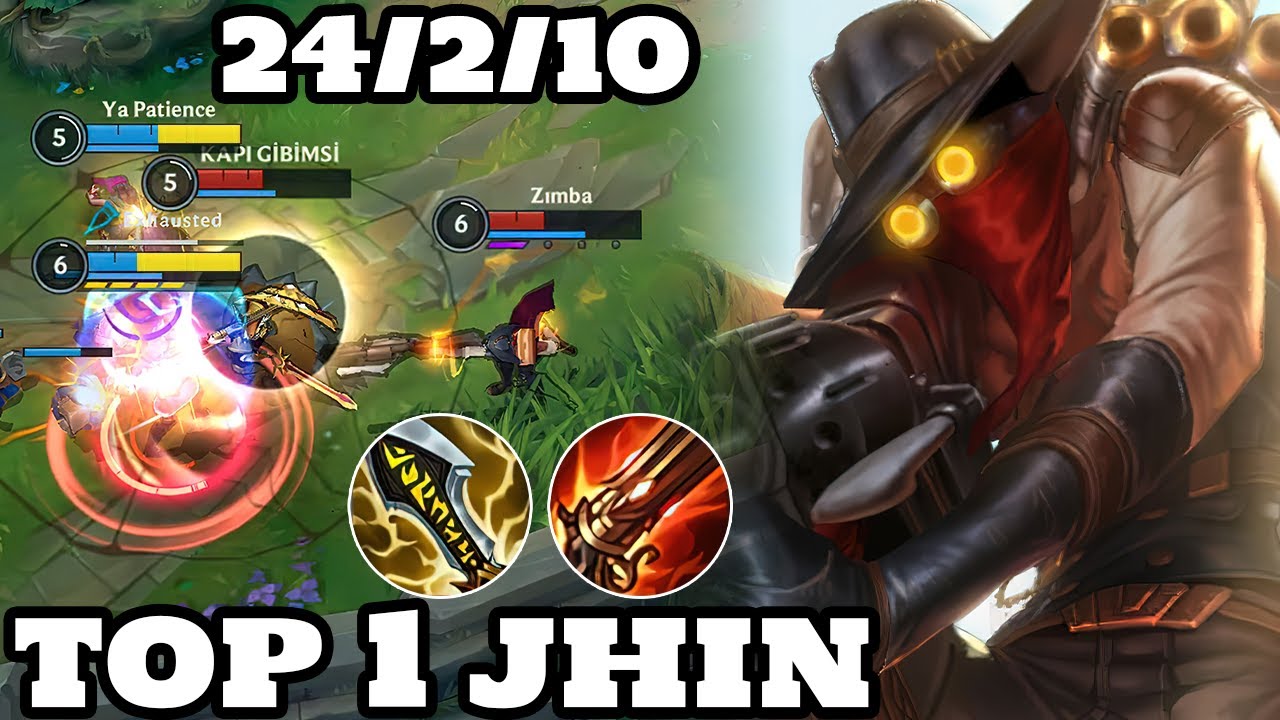 Wild Rift Jhin - Top 1 Jhin Gameplay 