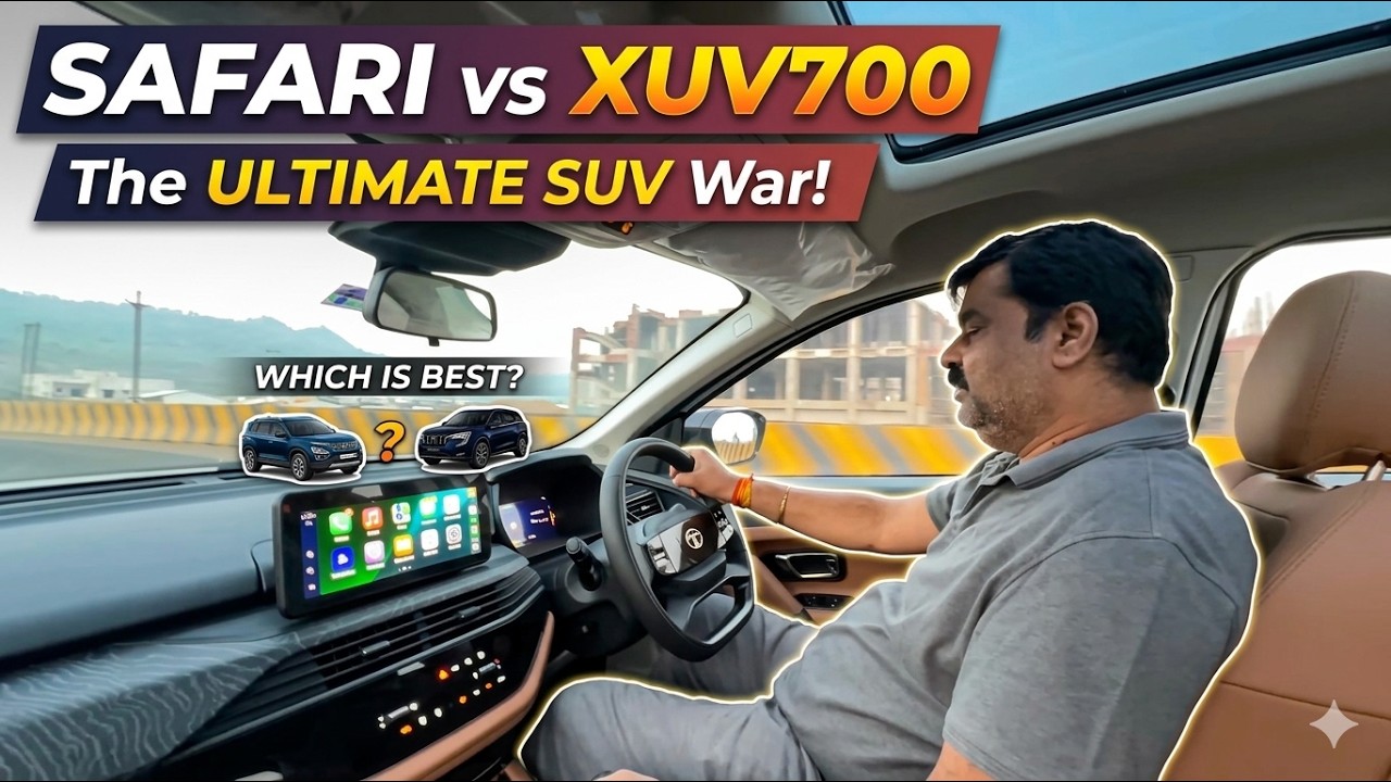 Tata Safari Vs XUV700 | Comparison Video | XUV700 Owner Driving Tata Safari | Driving Experience 