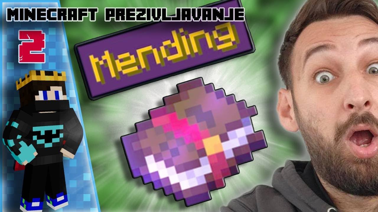 NASAO SAM PRVI MENDING!!! Minecraft preživljavanje#2