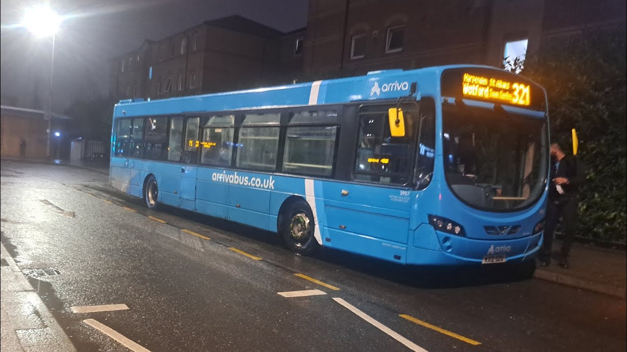 LOVELY TURBO LEAK! | 3957 KX12 GZU Arriva Luton Volvo B7RLE Wright Eclipse 2 | Route 321: Luton